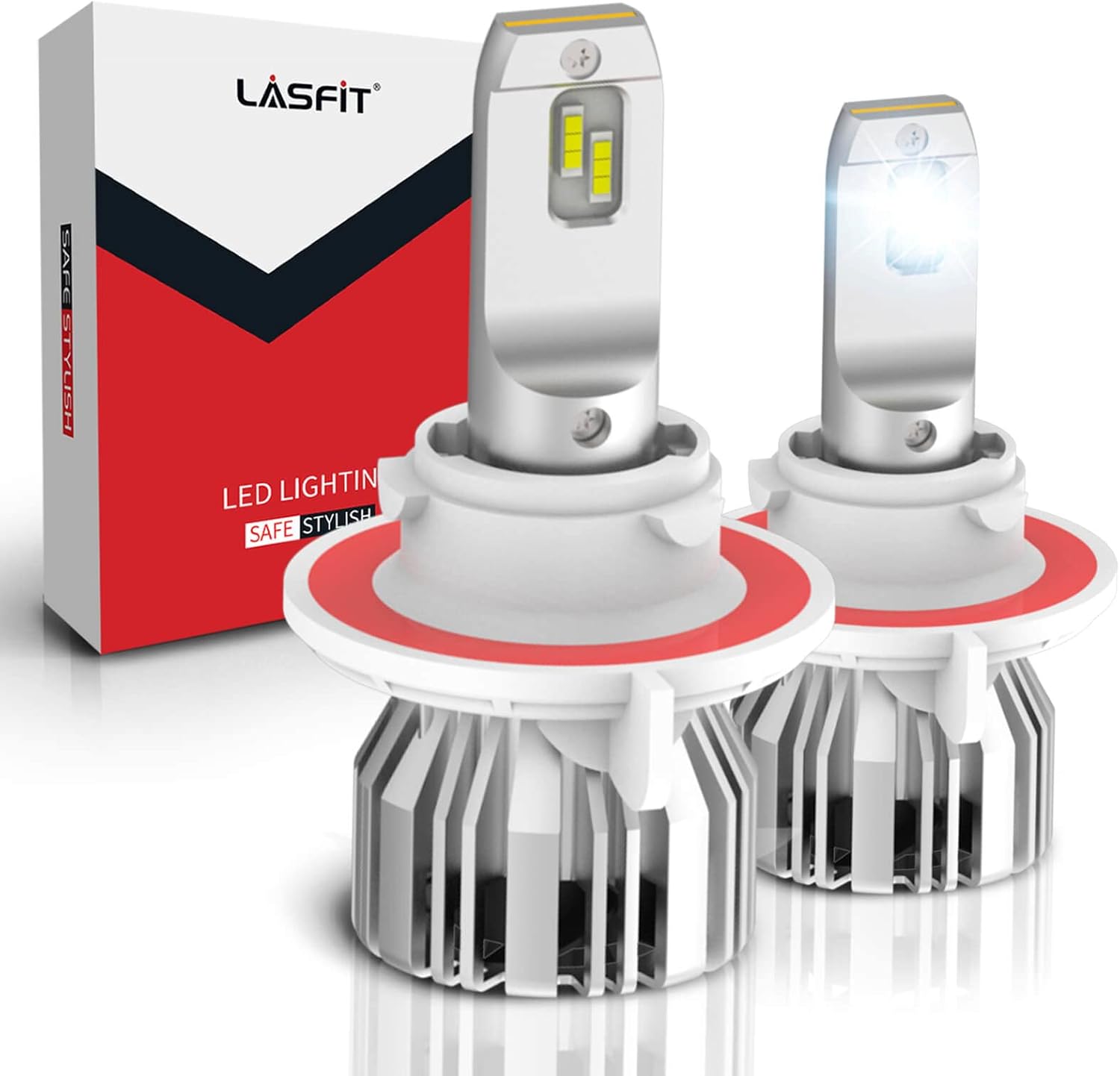 H13 LED Bulbs Dual Beam, 6000K Cool White, Pack of 2 O78933