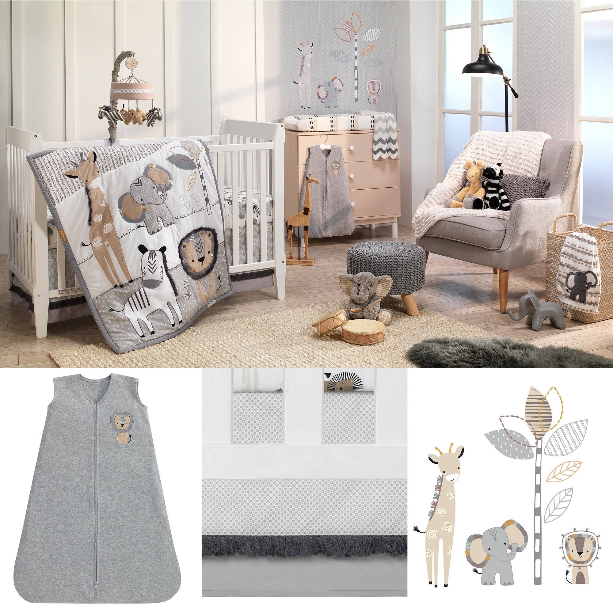 6-Piece Baby Crib Bedding Set N11155