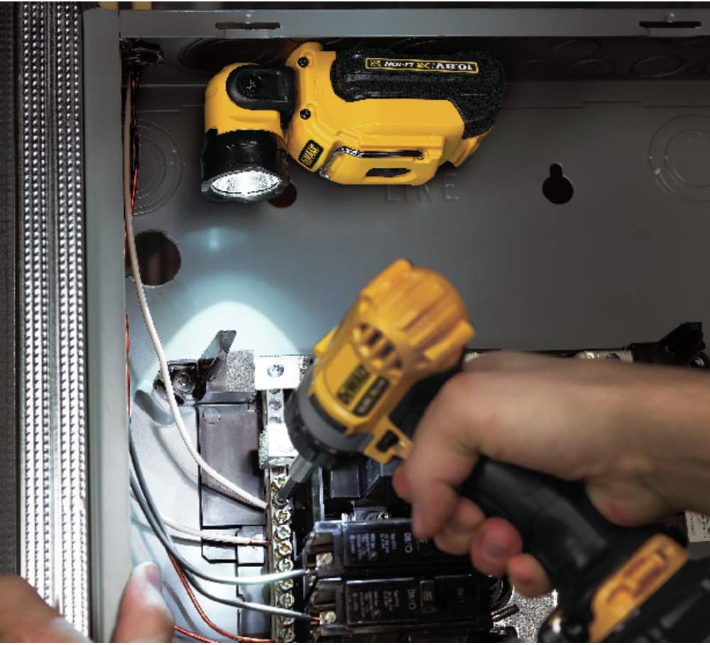 12V MAX LED Hand Held Work Light, Yellow, Pack of 2 K640574