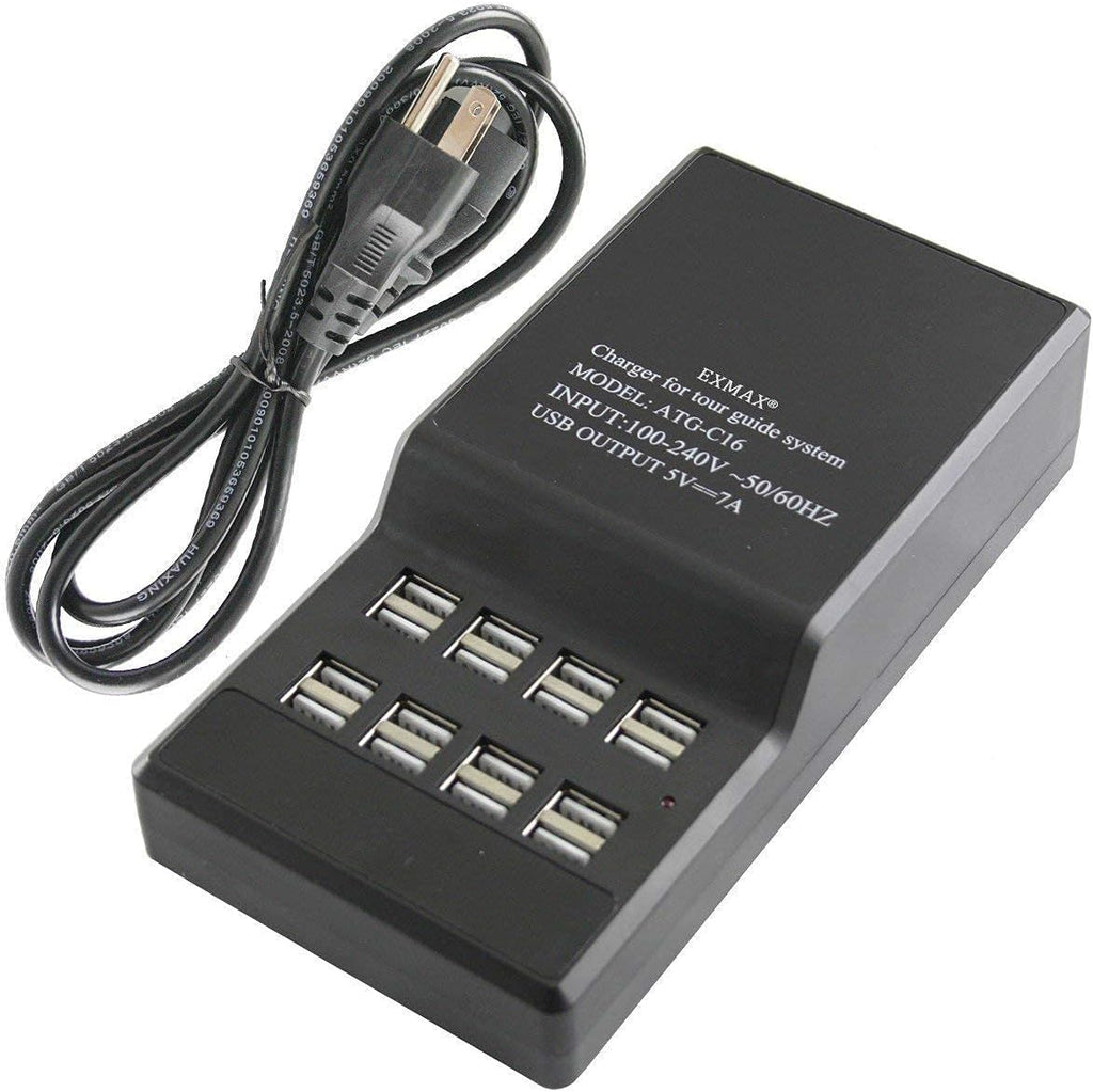 1 Transmitter 15 Receivers Wireless Tour Guide System with Charge Station X3431