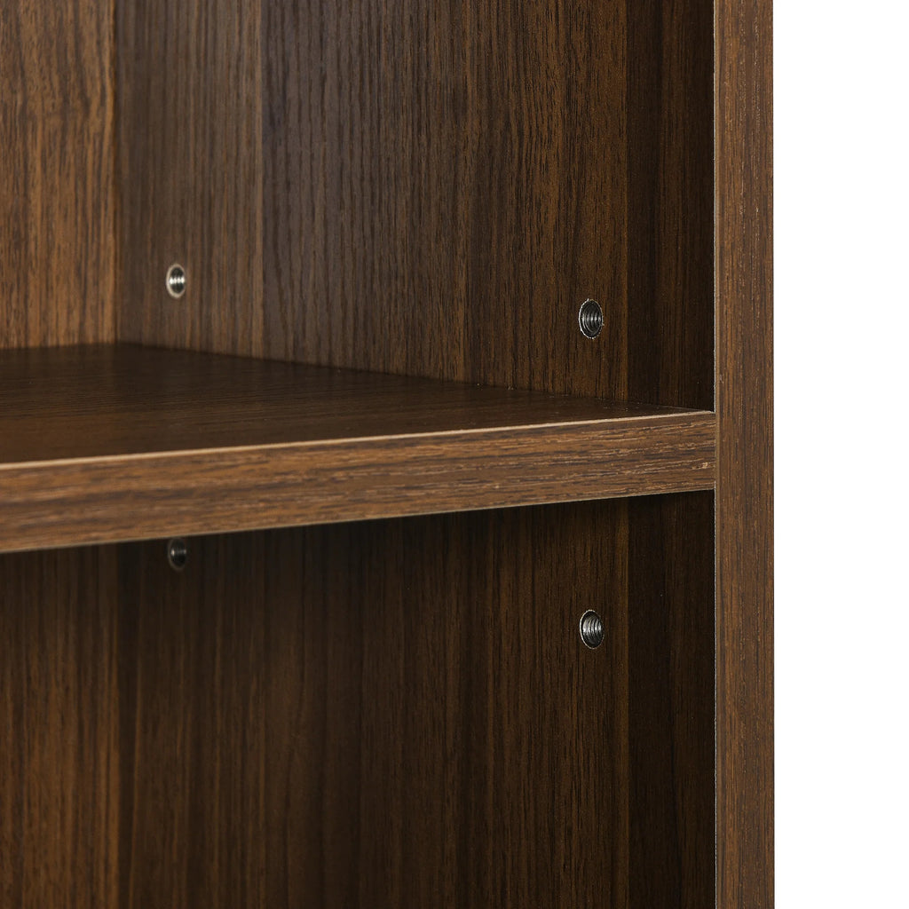8-Tier Media Tower Rack Storage Cabinet with Adjustable Shelves N584603