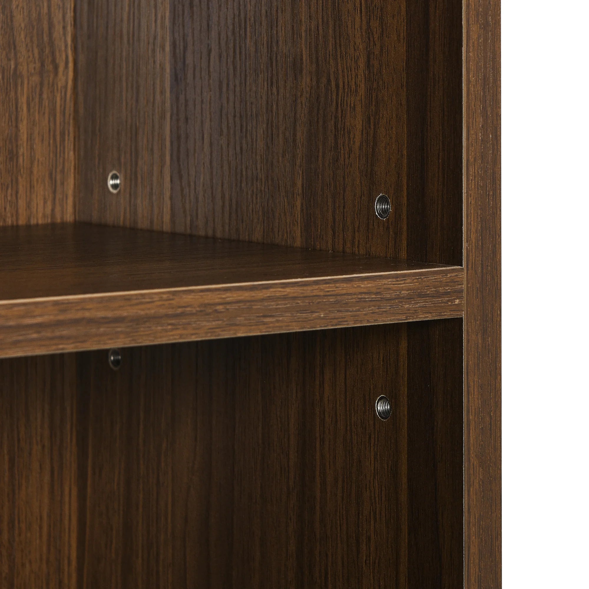 8-Tier Media Tower Rack Storage Cabinet with Adjustable Shelves N584603