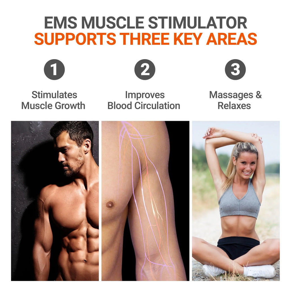 Arm Workout EMS Muscle Stimulator Trainer Machine Z42767