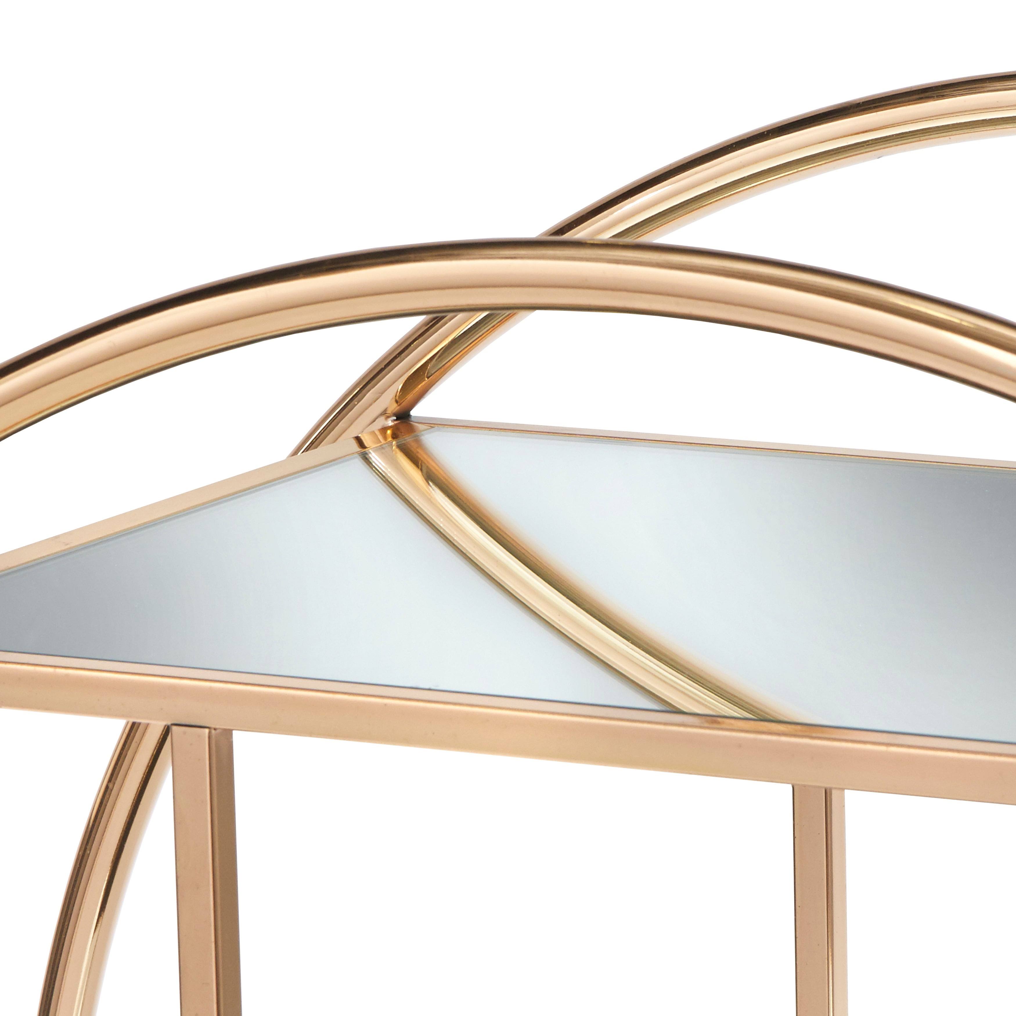 Rose Gold Bar Cart Q13730