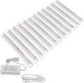 White Finish 12 Panels 12 inch LED Dimmable Under Cabinet Lighting Kit V211519