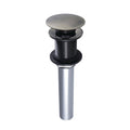 Antique Brass Push Pop-Up Drain Without Overflow Hole S34688