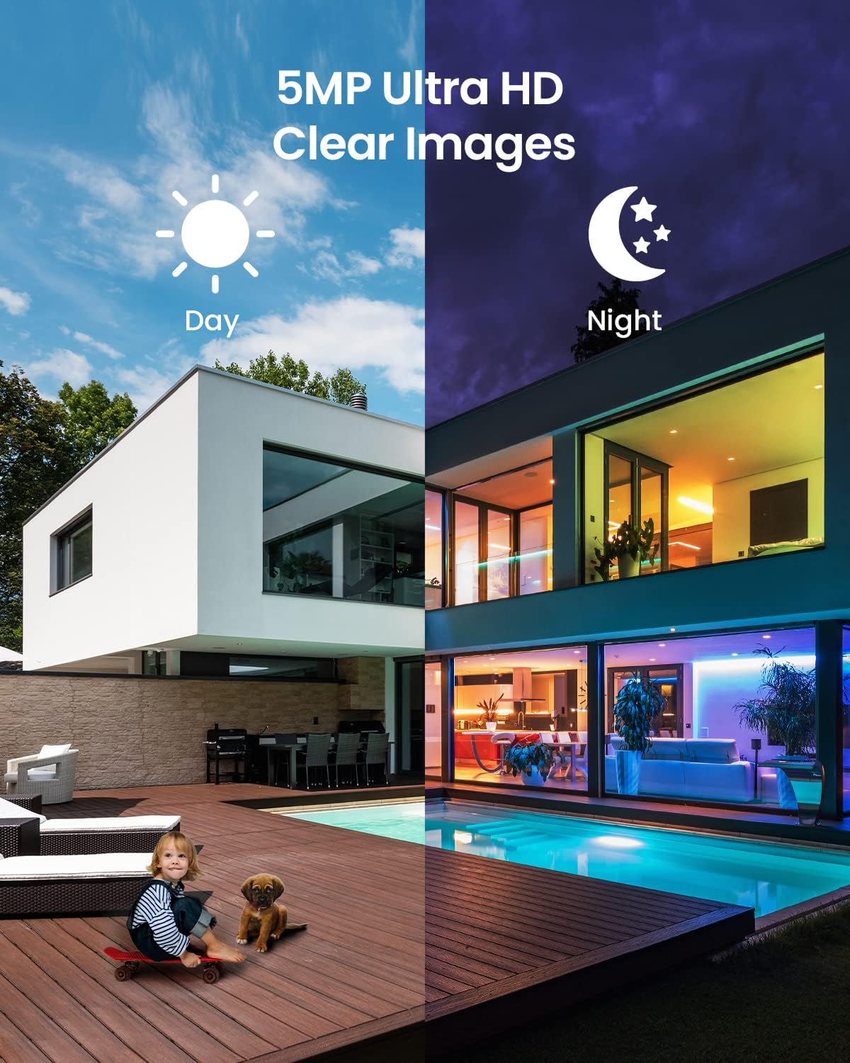 5MP PoE IP Camera with Full-Color Night Vision L680828