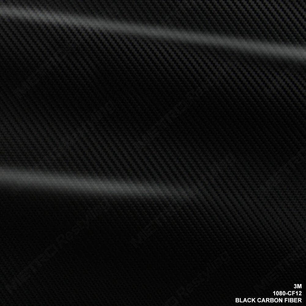 Black Carbon Fiber 60"x60" Vinyl Flex Wrap G489362