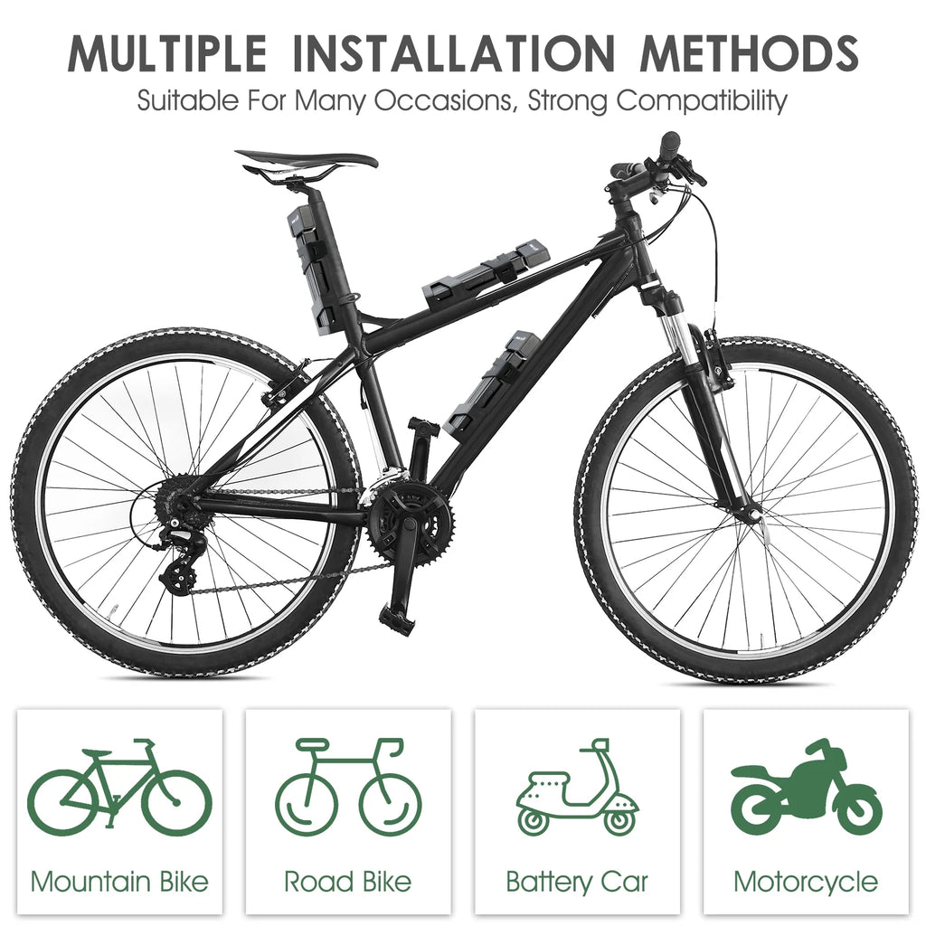 39in Foldable Steel Anti-Theft Bicycle Lock with 2 Keys M382409