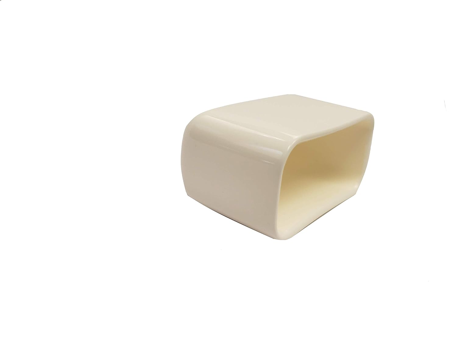 1-5/8 Plastic White End Cap - Lot of 50 A7460