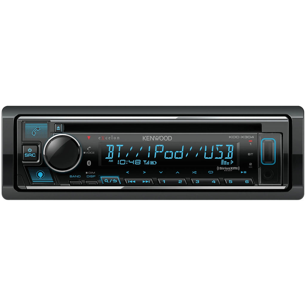 Bluetooth Single DIN CD Receiver with SiriusXM Tuner K764