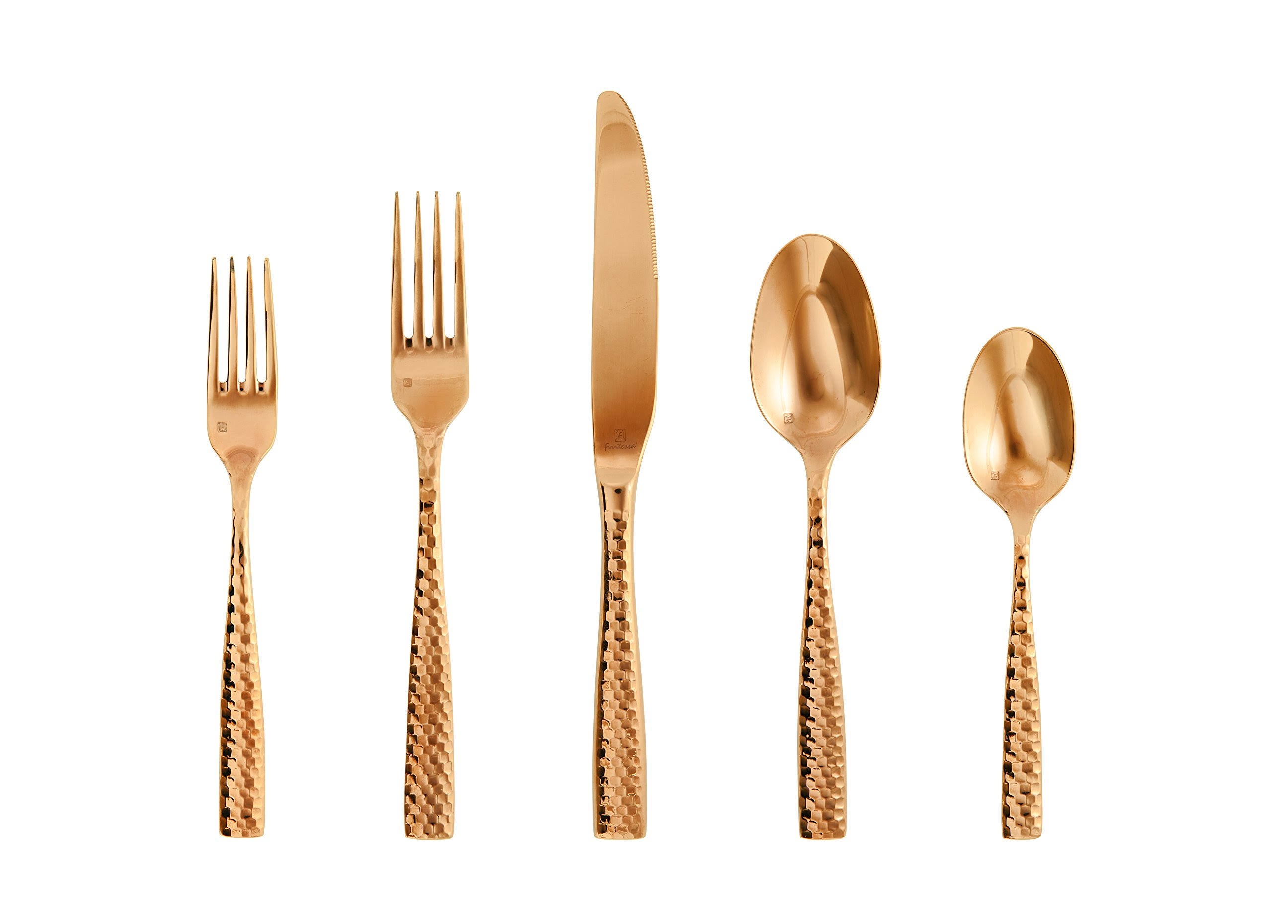 20-Piece Rose Gold Flatware Service T662