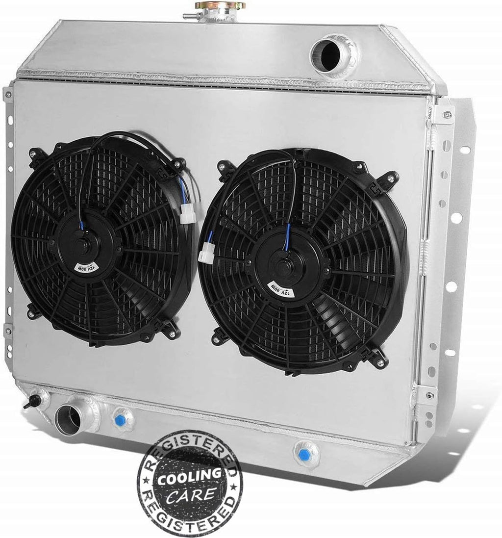3 Row Core Aluminum Radiator with Shroud and 2X12'' Fan X338088