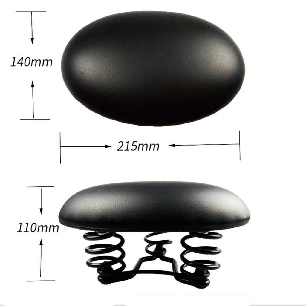 Noseless Bike Seat Saddle with Shockproof Spring G2808