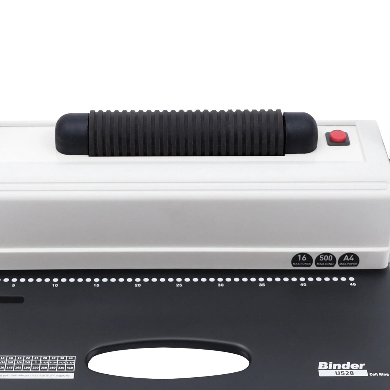 64 Holes Manual Coil Punch & Binding Machine with Electric Coil Inserter 110V W562
