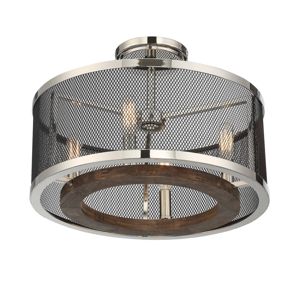 4 Light Semi-Flush Mount N82640