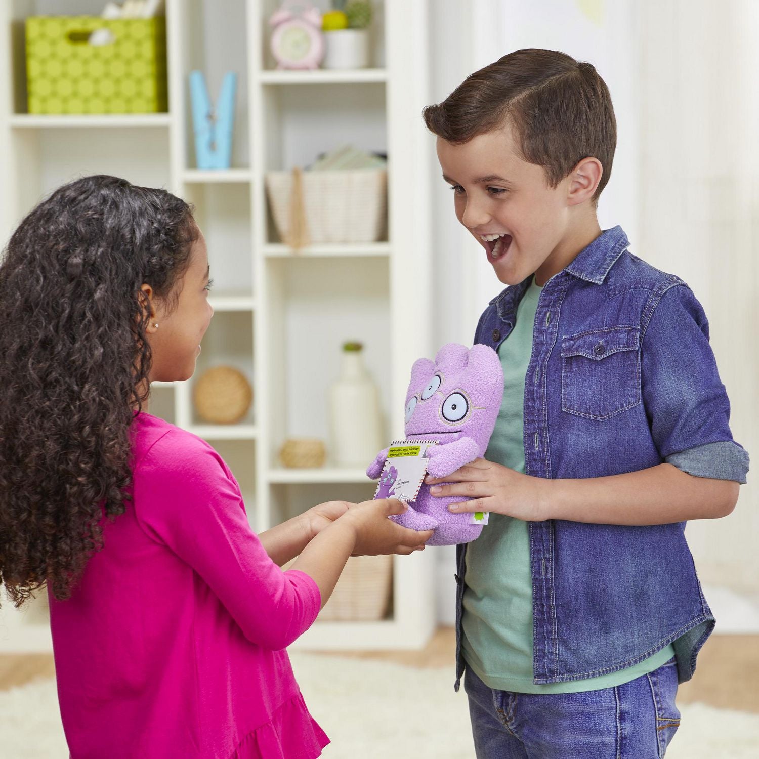 Purple Wedgehead Stuffed Plush Toy N3701