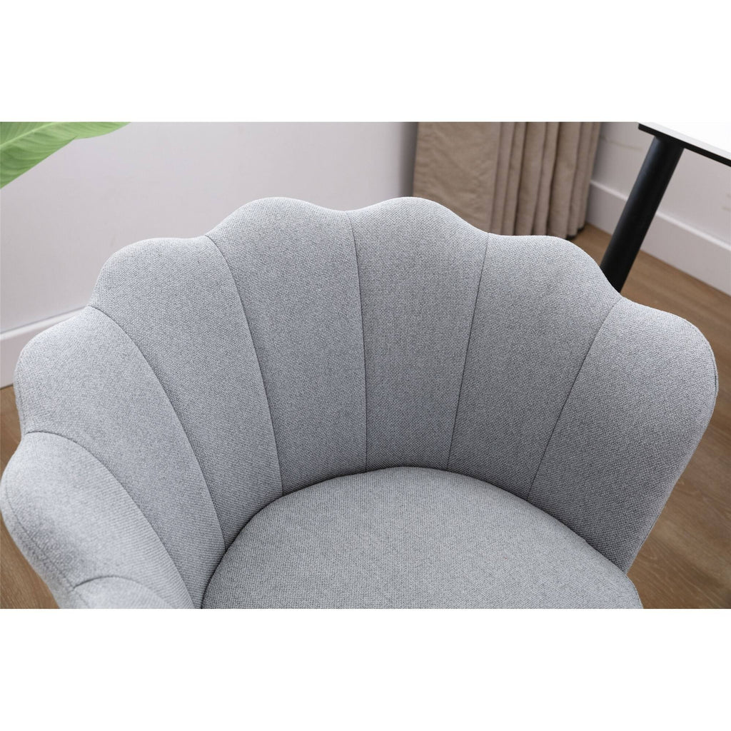 Light Grey Swivel Shell Chair W435307