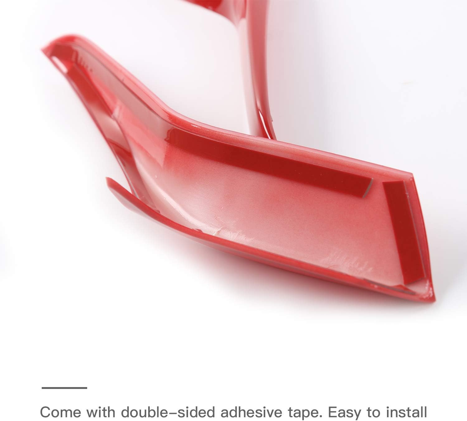 Red ABS Side Rearview Mirror Trim Cover for Chevrolet Camaro 2017 2021 A486
