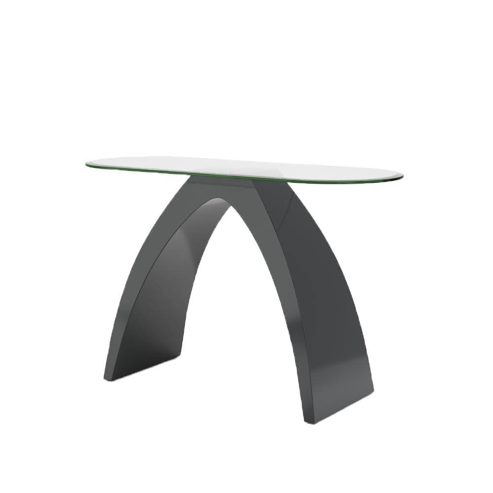 Gray High Gloss Console Table Q588201