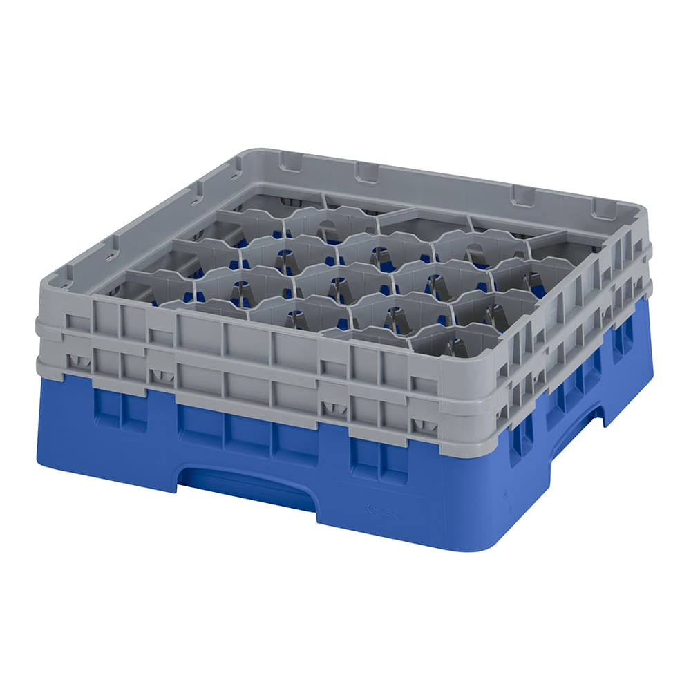 Blue 20 Sections Compartment Glass Rack N63899