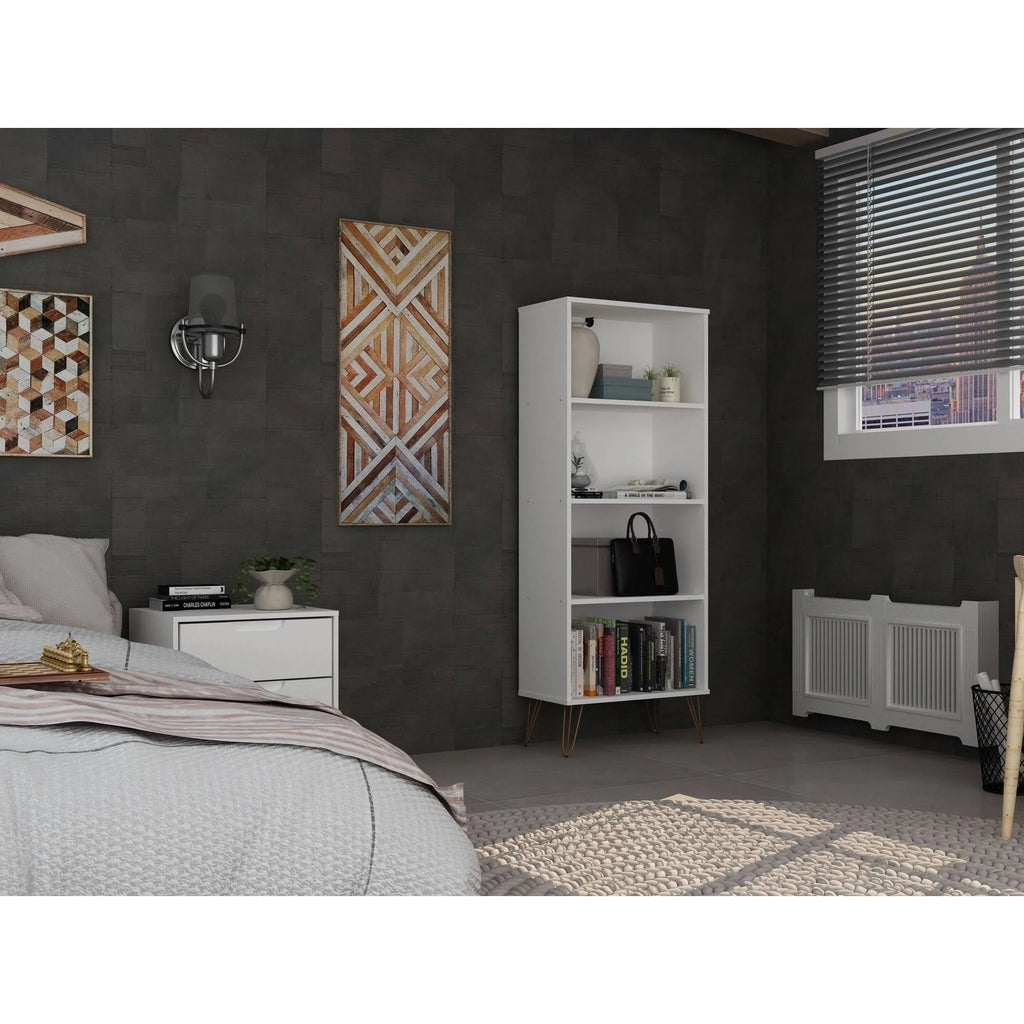 White Bookcase Z79993