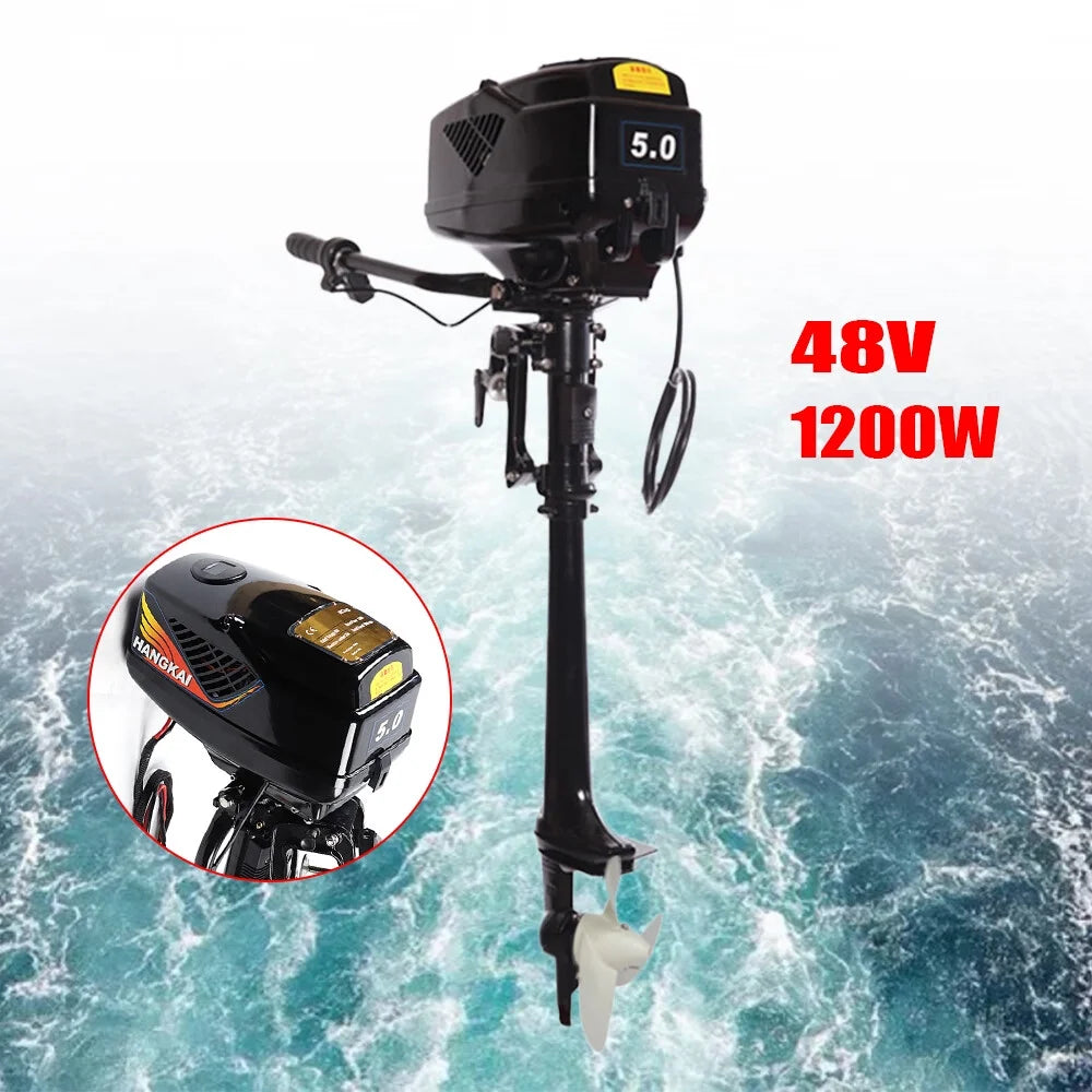 Electric Outboard Motor 48V 1200 w for Inflatable Fishing Boat K877467