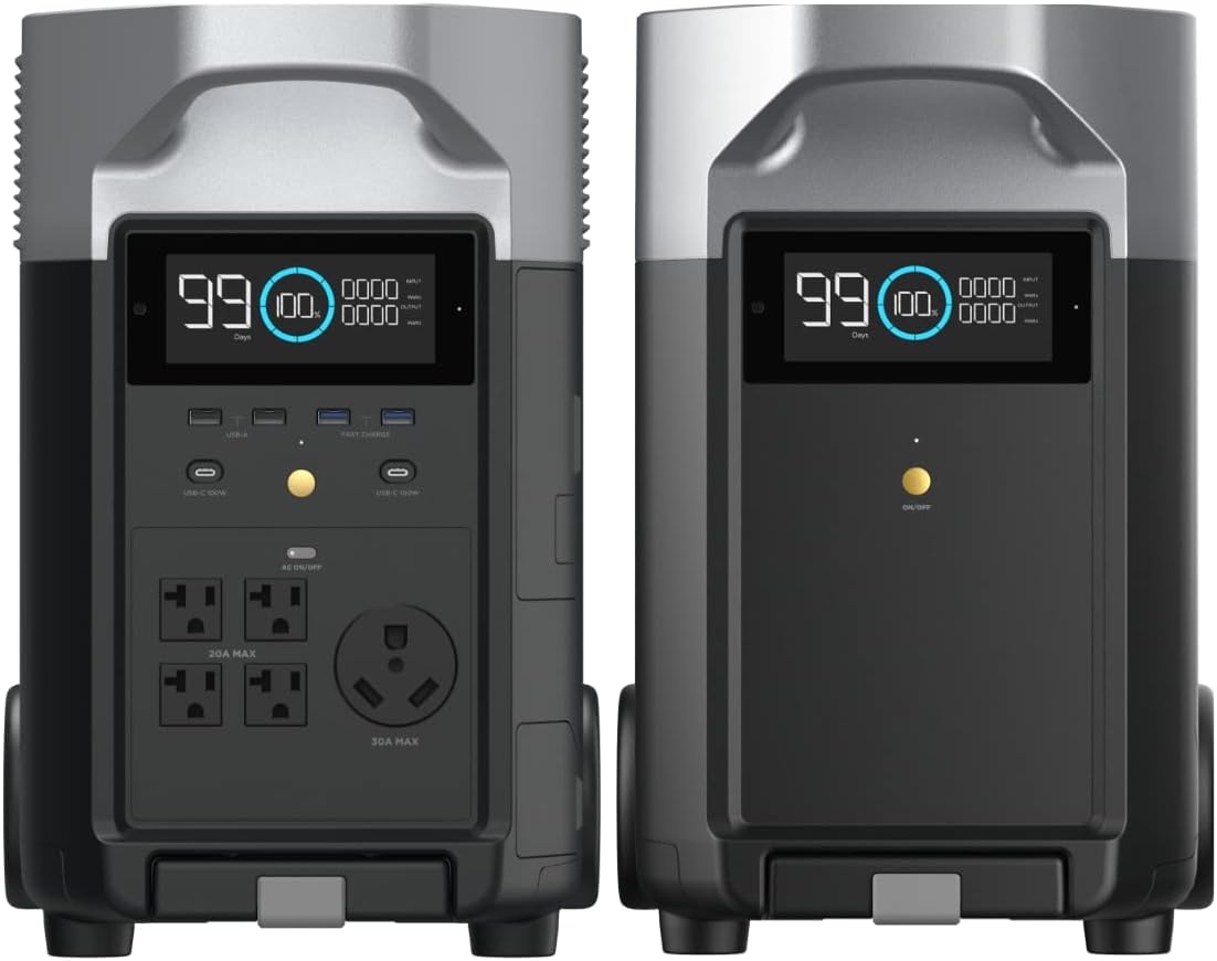 Portable Power Station, 3.6kWh-25kWh, 3600W AC Output L49474