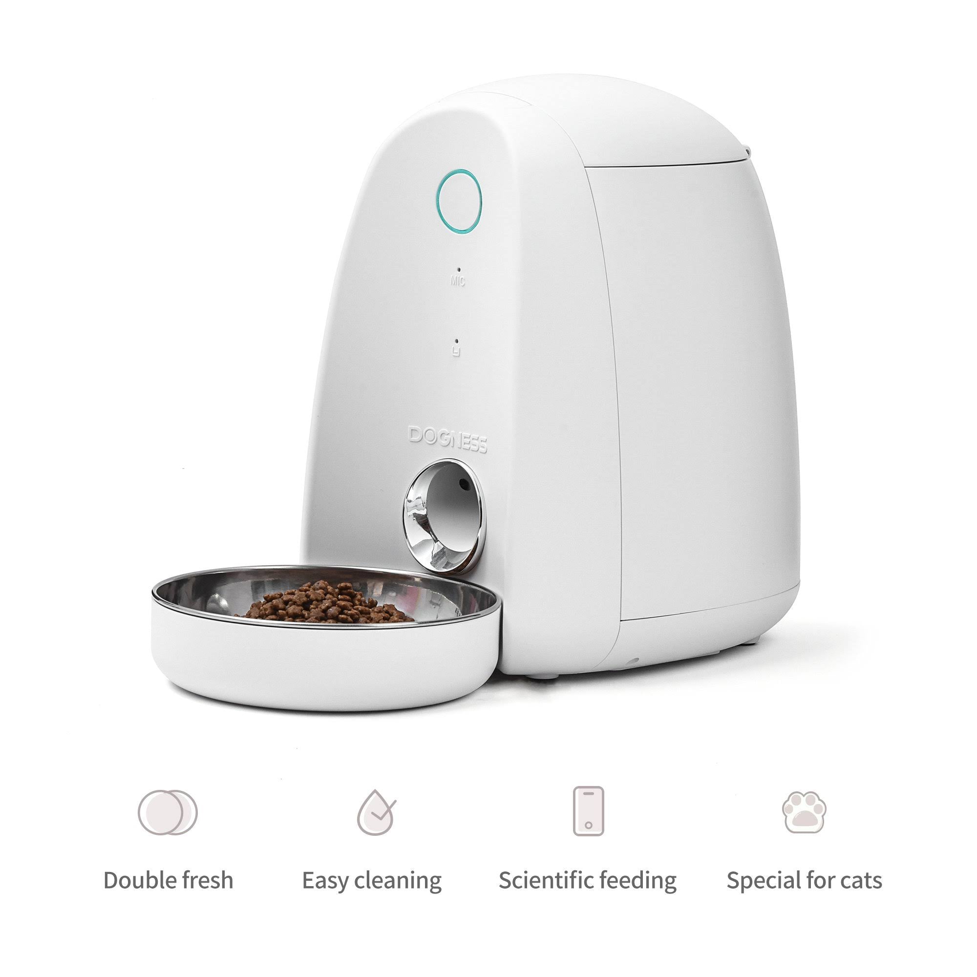 White Automatic Pet Feeder S759009