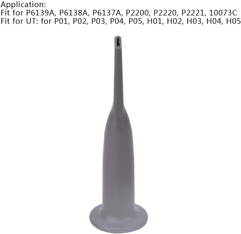 2Pcs Universal Protective Oscilloscope Probe Cap with Hook, Gray E3165