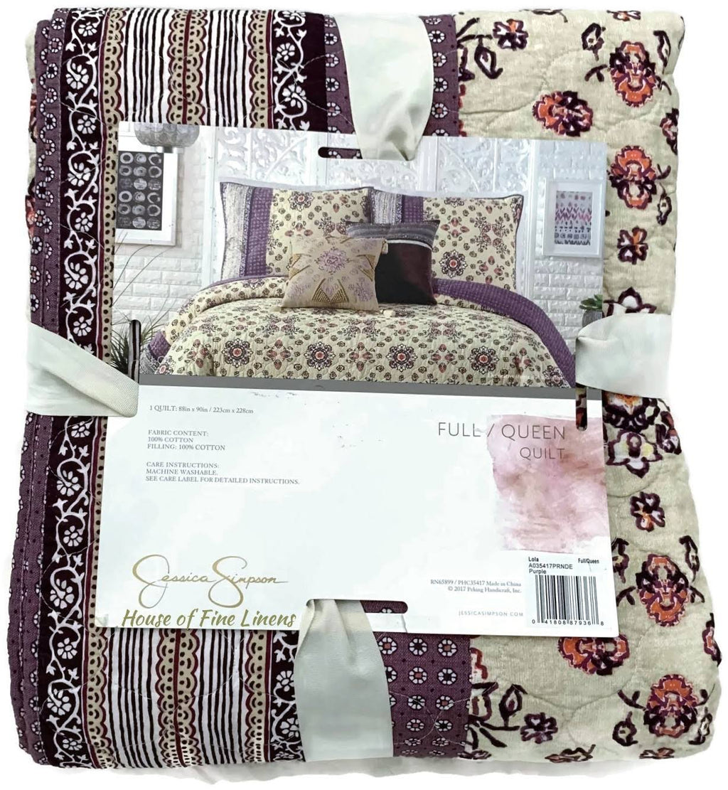Purple Full/Queen Quilt Y693