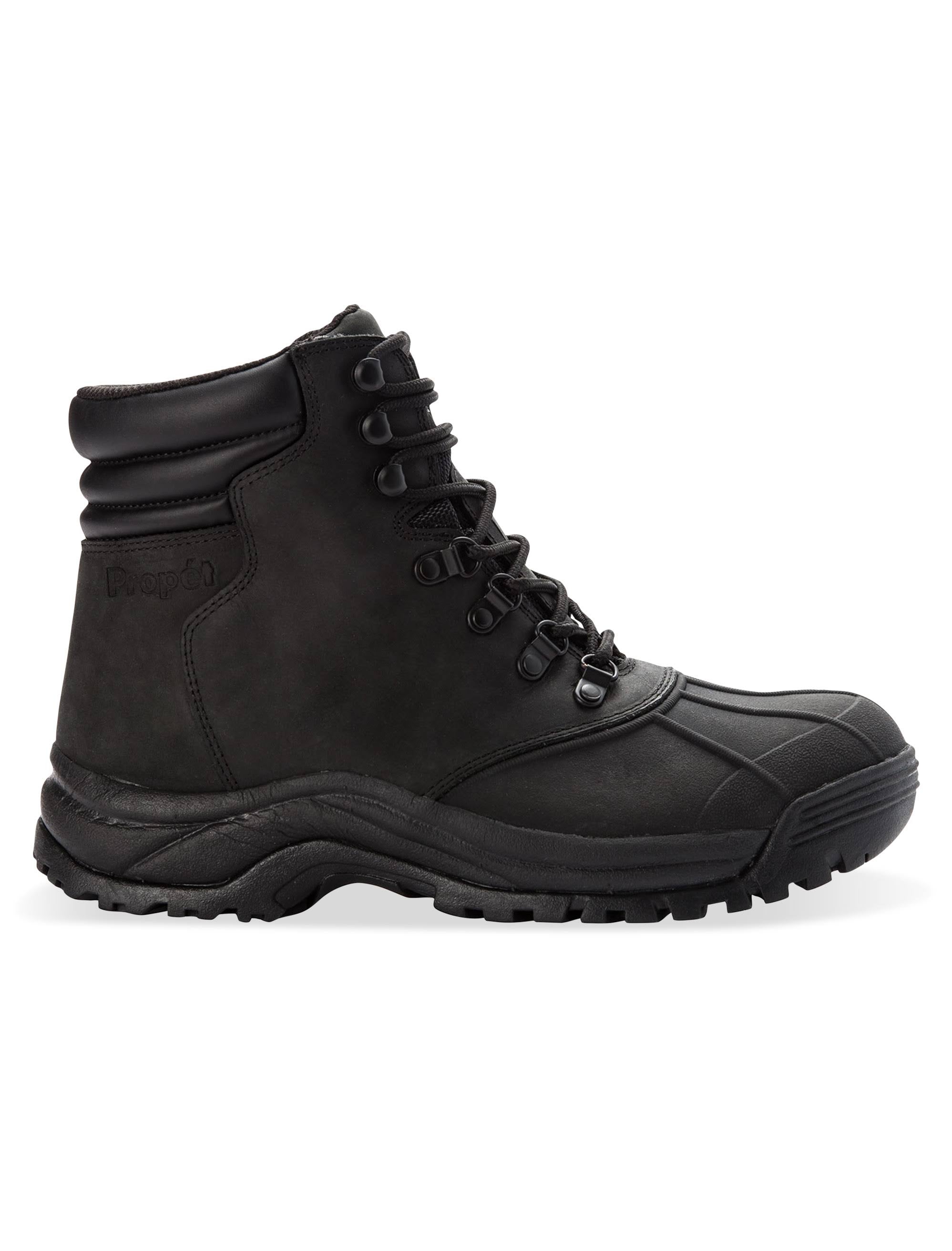 Black Mid Lace Boots Y25300