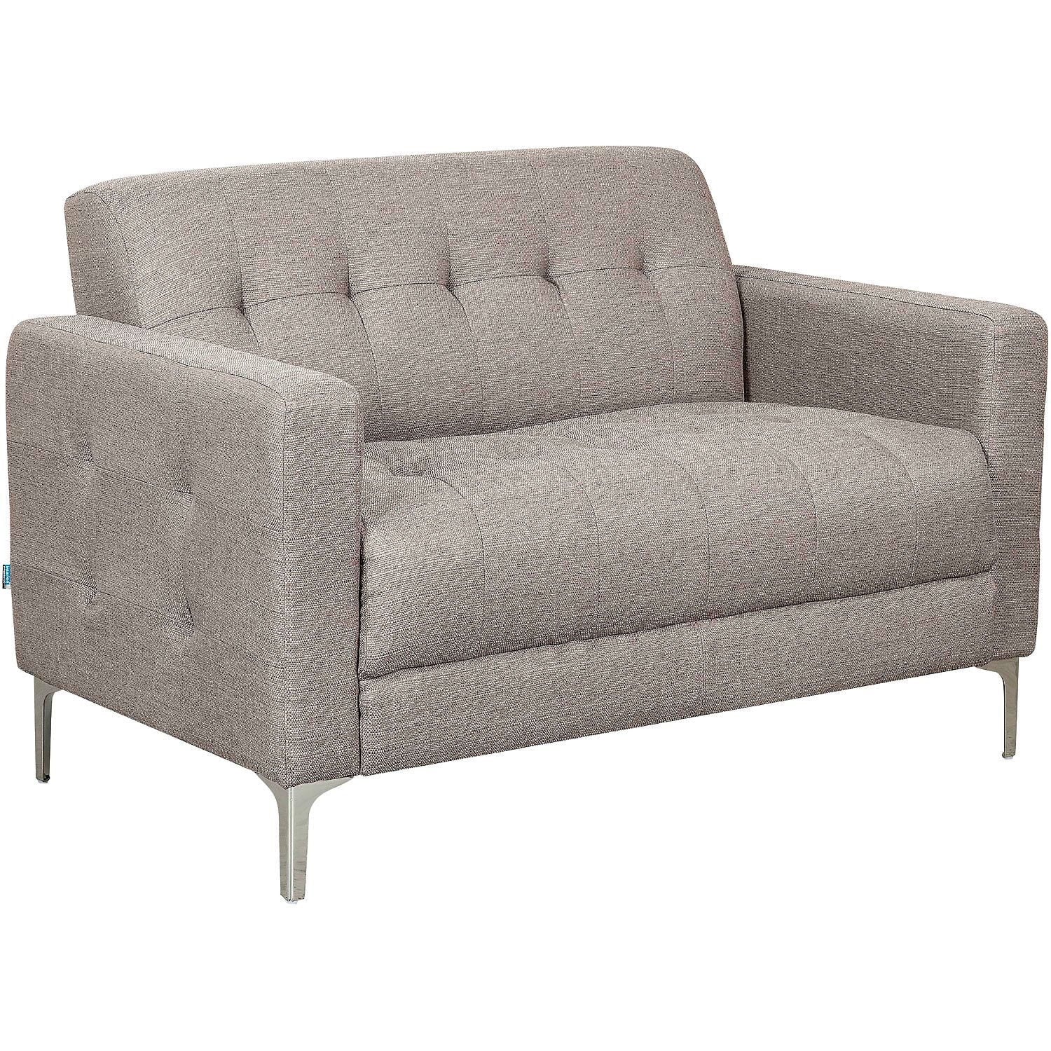 Fabric Upholstered Loveseat, 49-1/4"W, Tan X48592