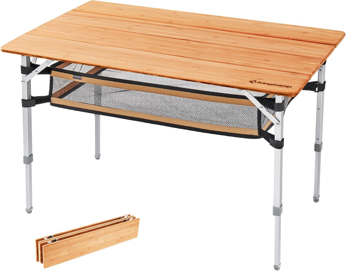 Bamboo Oversize Portable Folding Table for Camping S2848