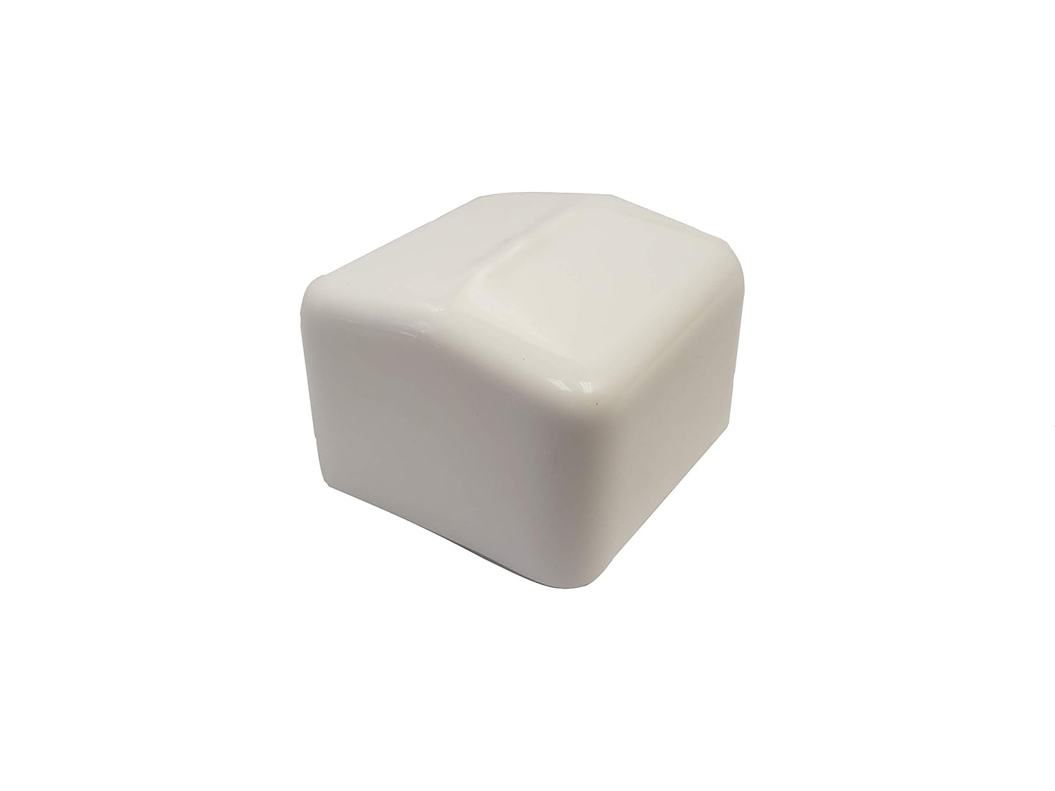 1-5/8 Plastic White End Cap - Lot of 50 A7460