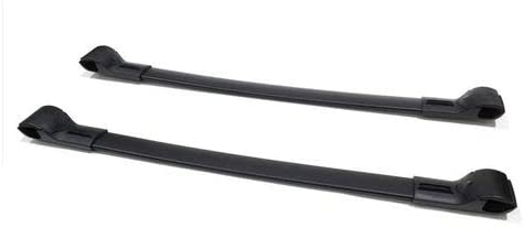 Roof Rack Cross Bars Pair Set Aluminum Black G2997