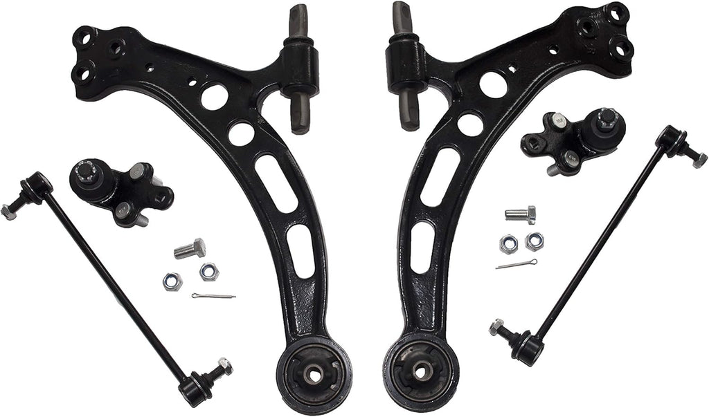 Front Lower Control Arm, Sway Bar End Link, Lower Ball Joint (6PCS) E596