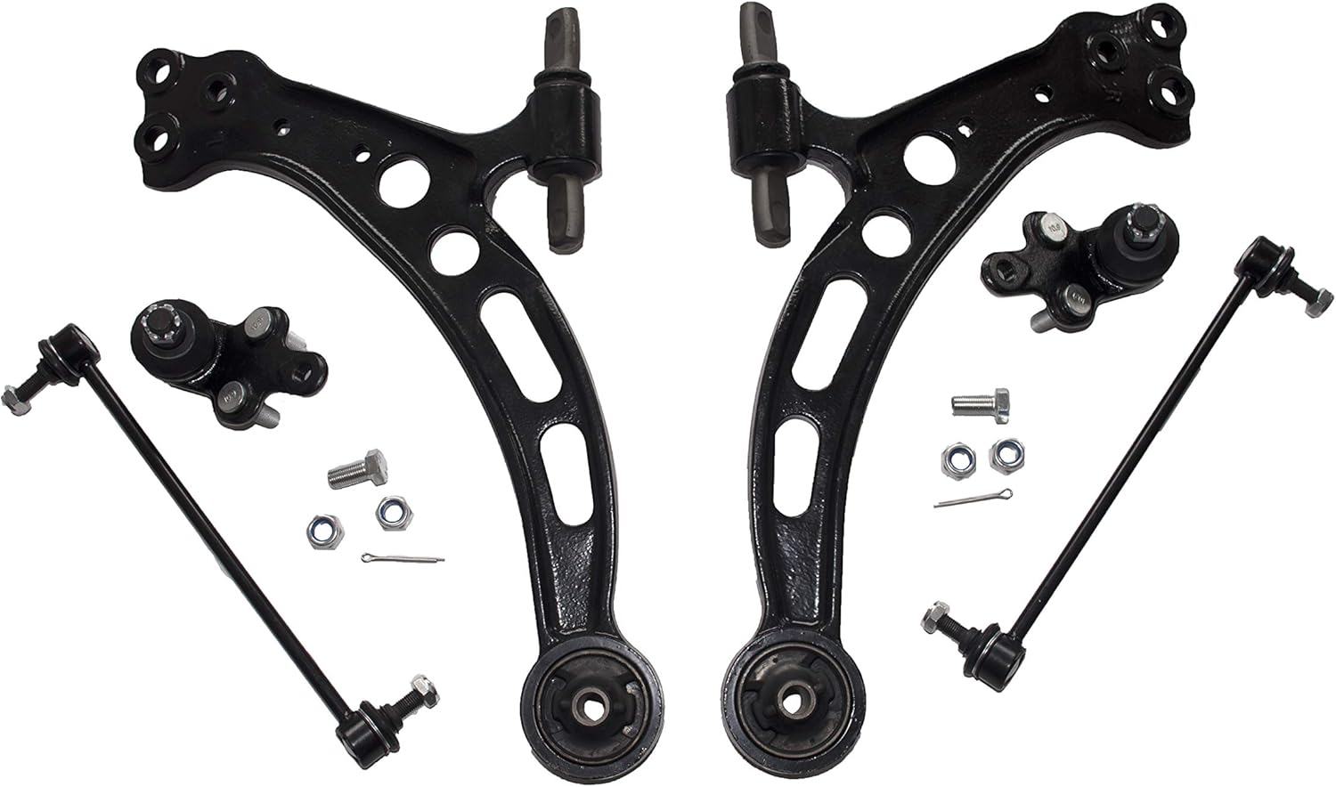 Front Lower Control Arm, Sway Bar End Link, Lower Ball Joint (6PCS) E596