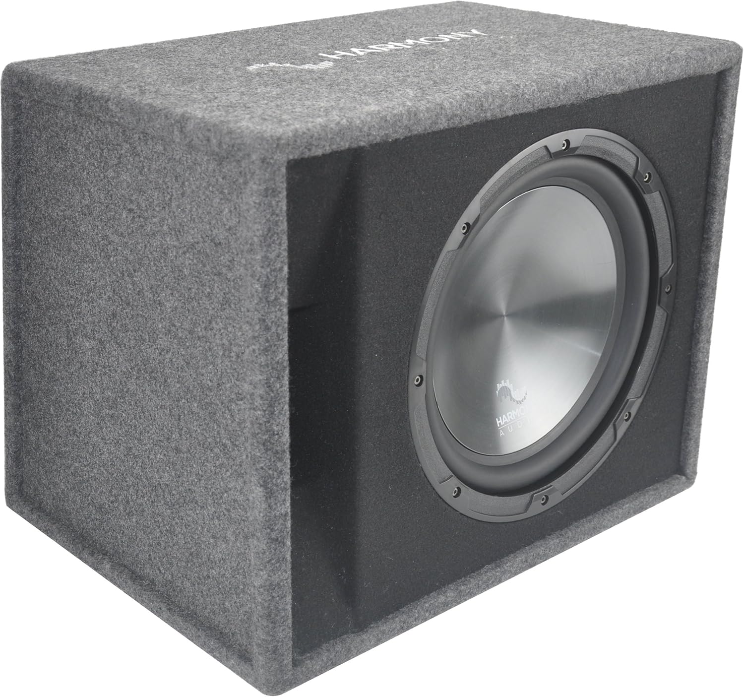 Car Rhythm Loaded Dual 12 Vented 1200W Sub Box Enclosure F887