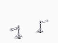 Polished Chrome Deck-Mount Bath Lever Handle Trim A31120