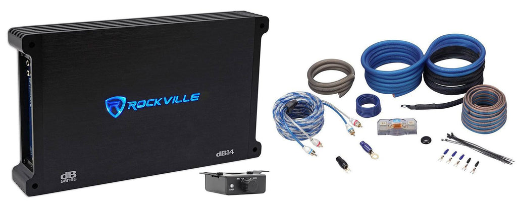 4000 Watt Mono Car Audio Amplifier with Amp Kit K549
