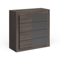 Dark Oak Finish 4-Drawer Chest O534847