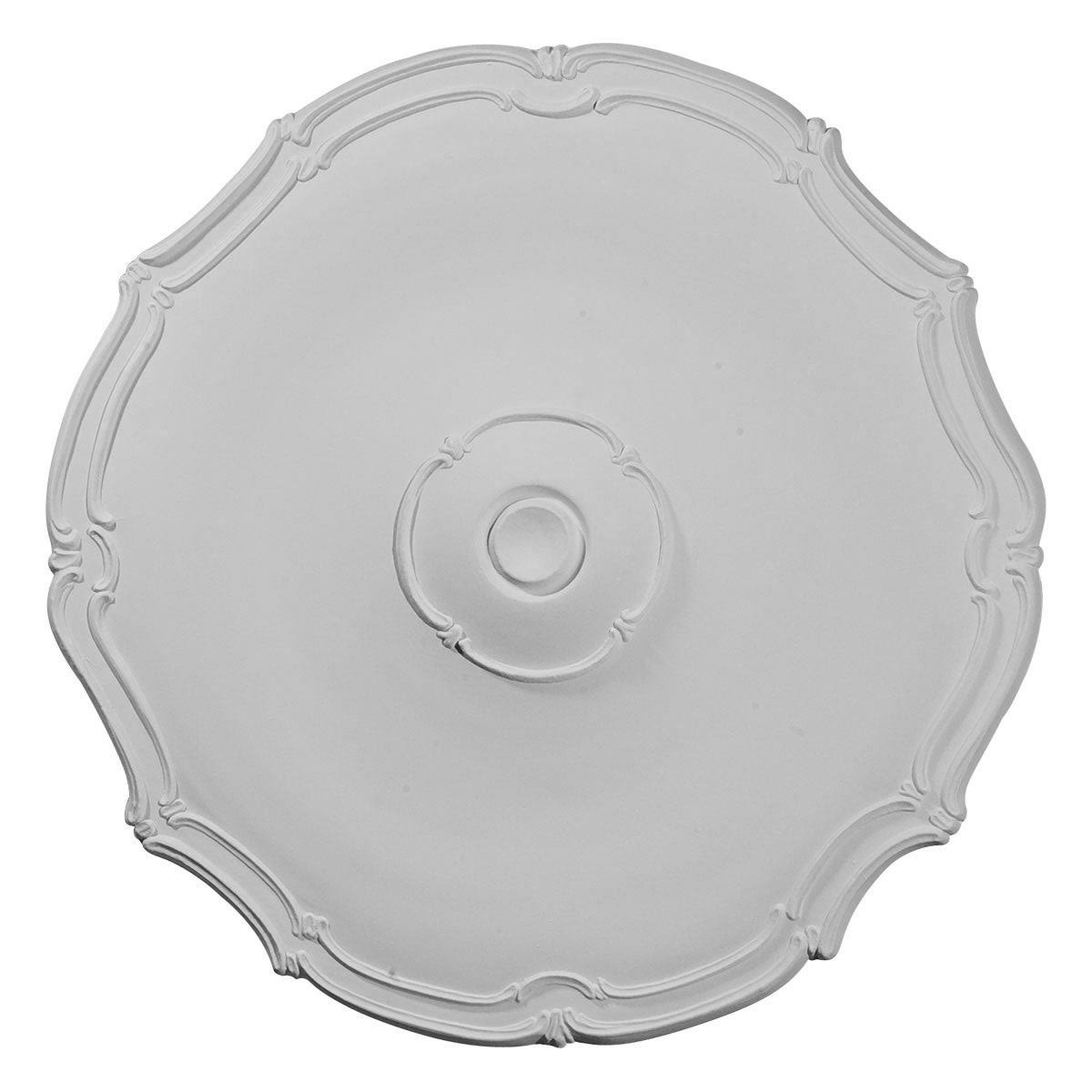 18 7/8x22OD x 1 1/2x22P Hand-Painted Flash Blue Ceiling Medallion H9195