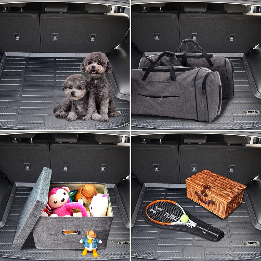 Black Trunk Mat Car Rear Cargo Liner Floor Cover A404
