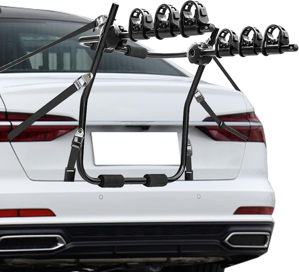 3 Bike Car Rack Trunk Mount Foldable Bicycle Carrier Pack of 2 U999466