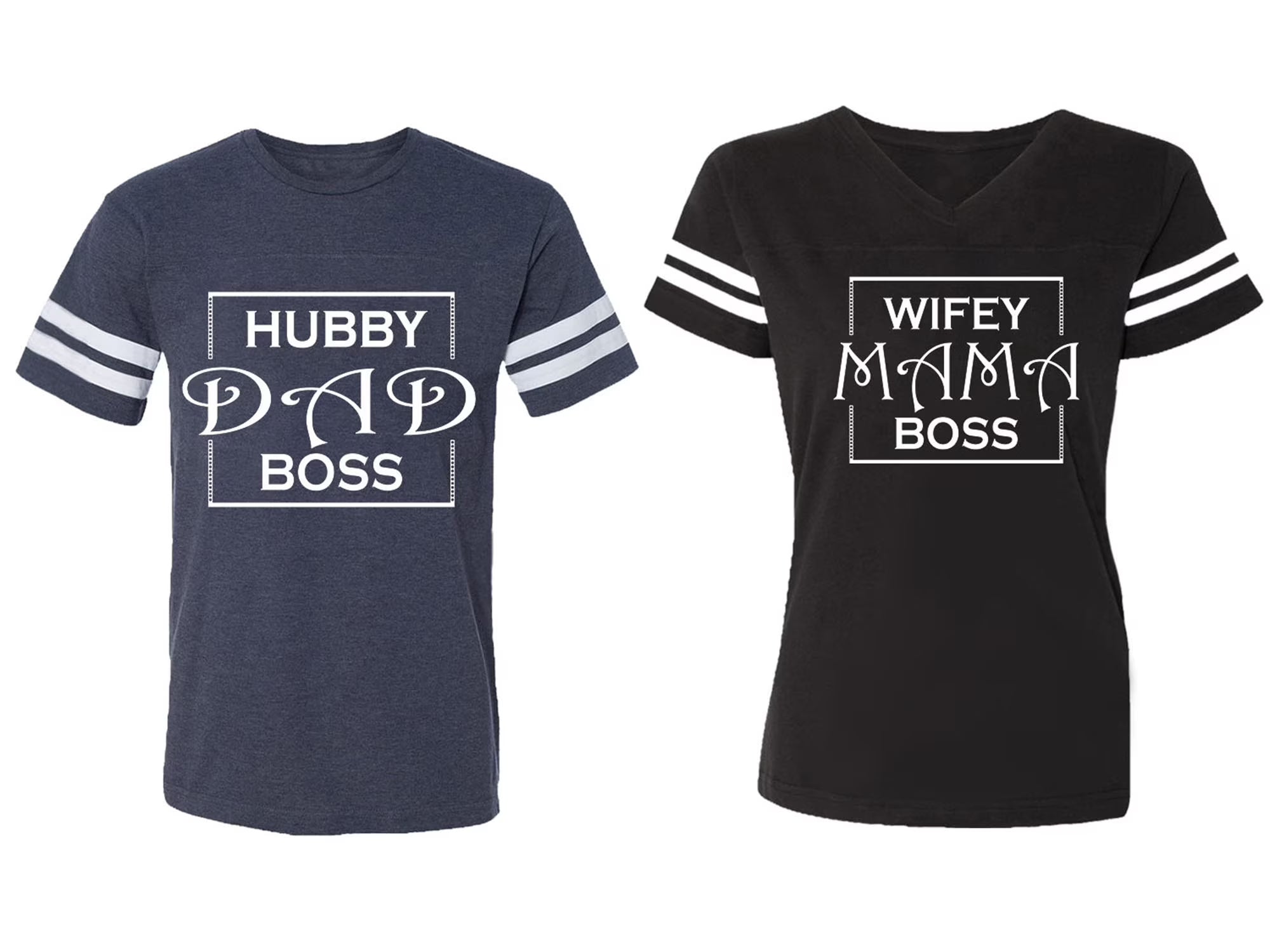 Cotton Couple Jerseys (Navy / Black) (L) N656401