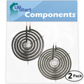 2-Pack 8 inch 6 Turns & 6 inch 5 Turns Surface Burner Elements for Range, Stove & Cooktop K78340