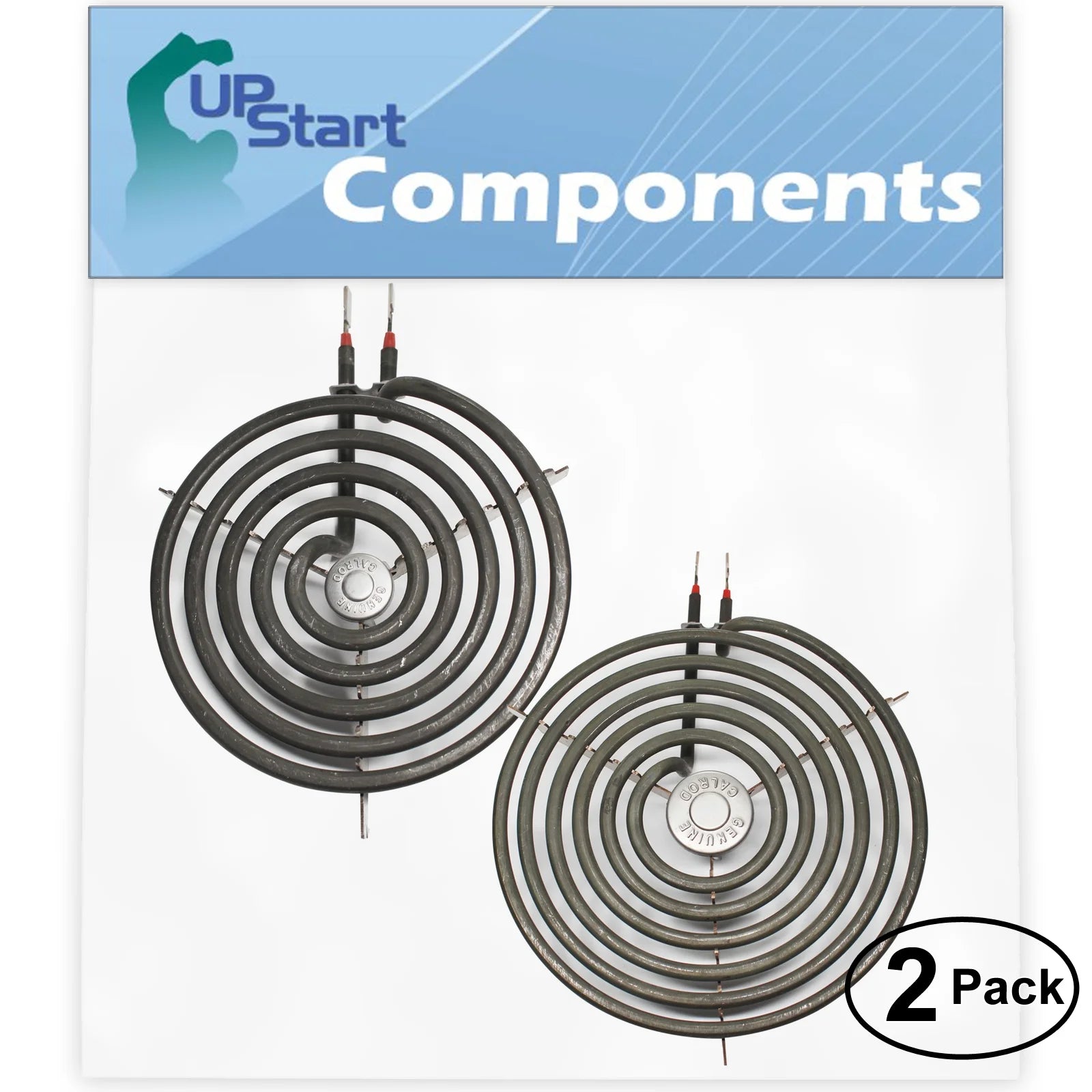 2-Pack 8 inch 6 Turns & 6 inch 5 Turns Surface Burner Elements for Range, Stove & Cooktop K78340