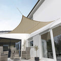 11ft 10x22 Mocha Brown Waterproof Woven Square Sail Shade V6314
