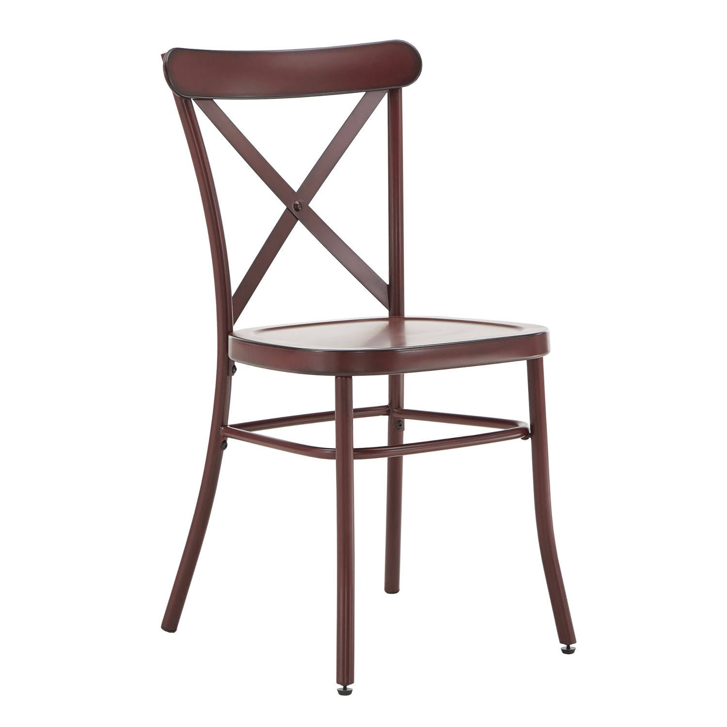 Red Metal Dining Chair V69697